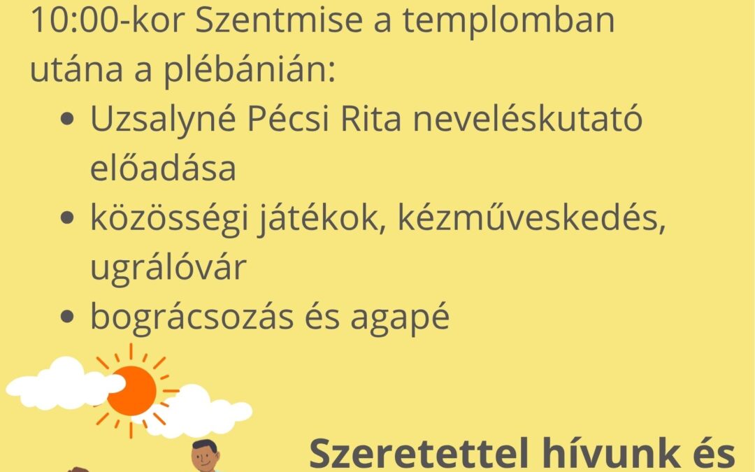 III. Családi nap a kisbéri plébánián